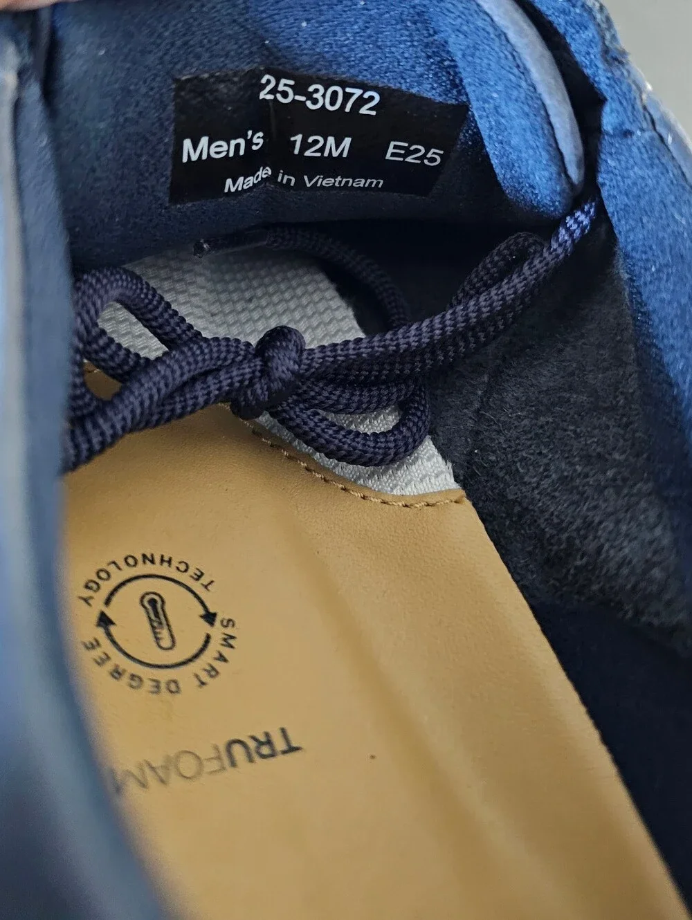 Johnston & Murphy Navy Suede Leather Derby Sneaker Shoes Men's Size 12M